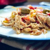 slow cooker shredded chicken