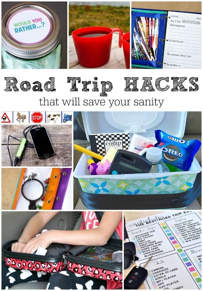 road trip diy hacks