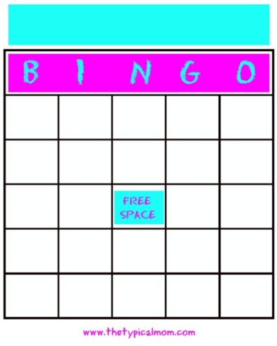 Free Mom Bingo Printable PDF - Mothers Day Bingo Game
