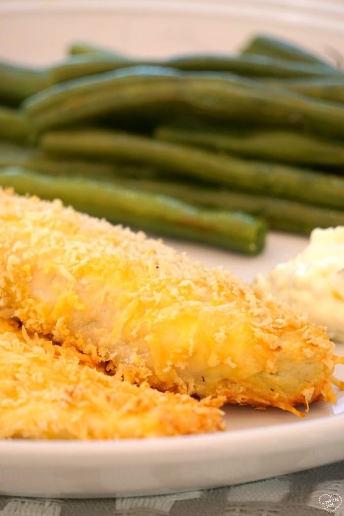 Crispy Oven-Fried Fish Bites with Homemade Tartar Sauce