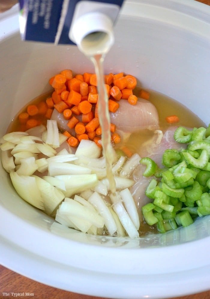 Chicken Soup In The Crockpot