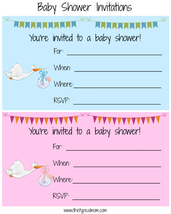 Free Baby Shower Invitation Templates The Typical Mom