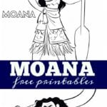 Dive into creativity with this black and white coloring page showcasing Moana and Maui, part of our Moana free printables collection.