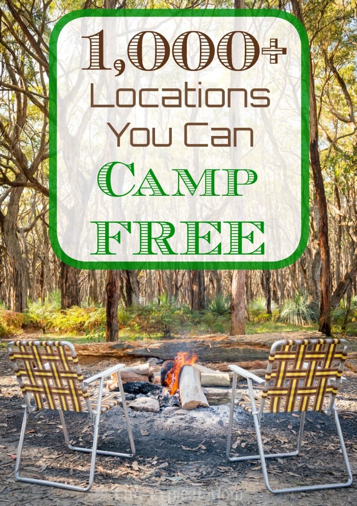 places you can camp free