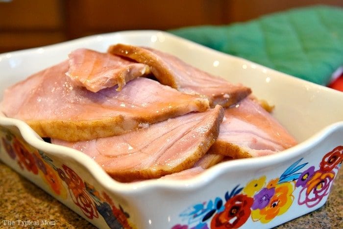 can i bake a ham in a glass dish