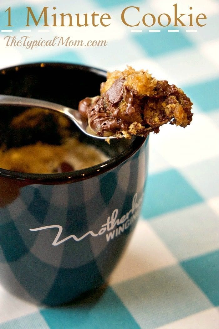 1-Minute Chocolate Chip Cookie In a Mug – The Comfort of Cooking