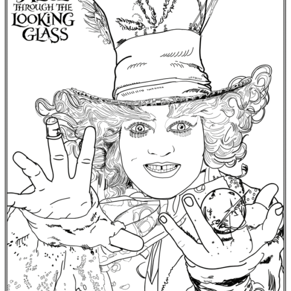 alice through the looking glass free printable