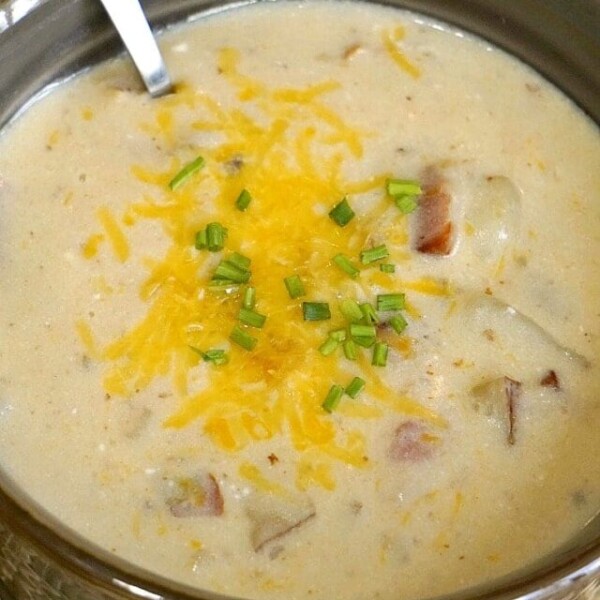 instant pot potato cheese soup