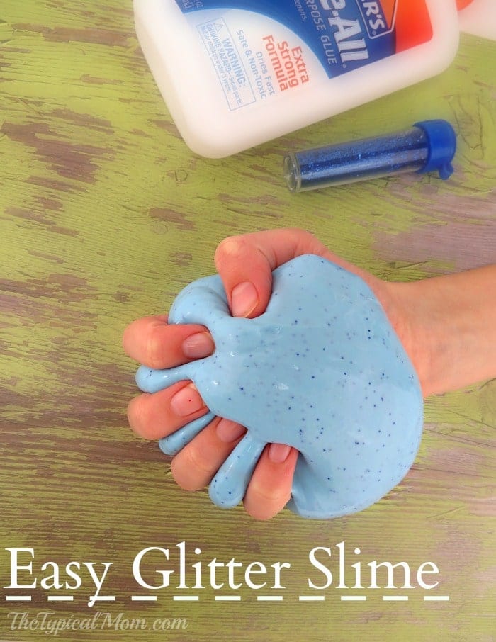 Easy Elmer's Glue Slime- An Easy Four Ingredient Recipe - The