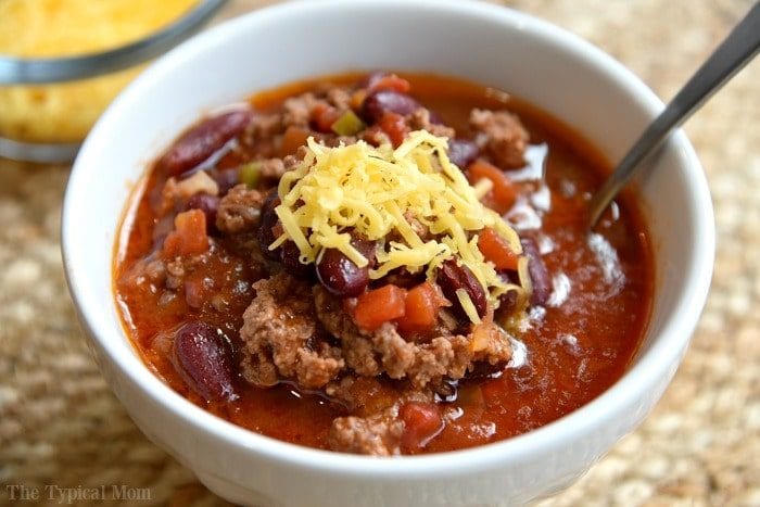 EASY Instant Pot Chili Recipe (Ready in Only 20 Minutes!)