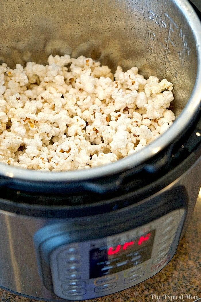 popcorn in a pot