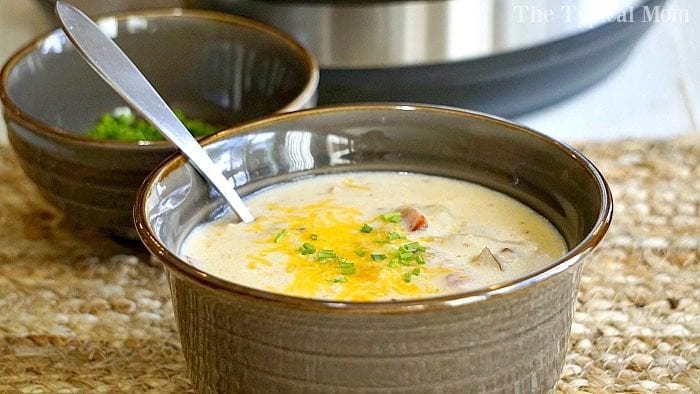 Instant Pot Potato Cheese Soup