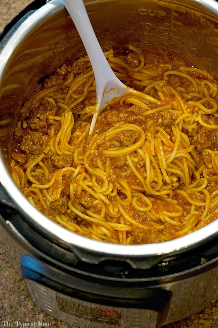 LARGE FAMILY COOKING! One-Pot 8 Qt INSTANT POT SPAGHETTI + 14 Qt