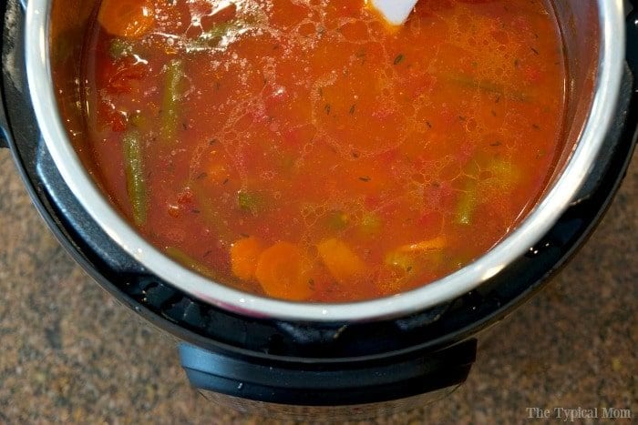 Instant Pot Ground Beef Soup Ninja Foodi Vegetable Beef Soup