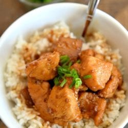 Instant Pot Teriyaki Chicken with Bottled Sauce Jar or Homemade