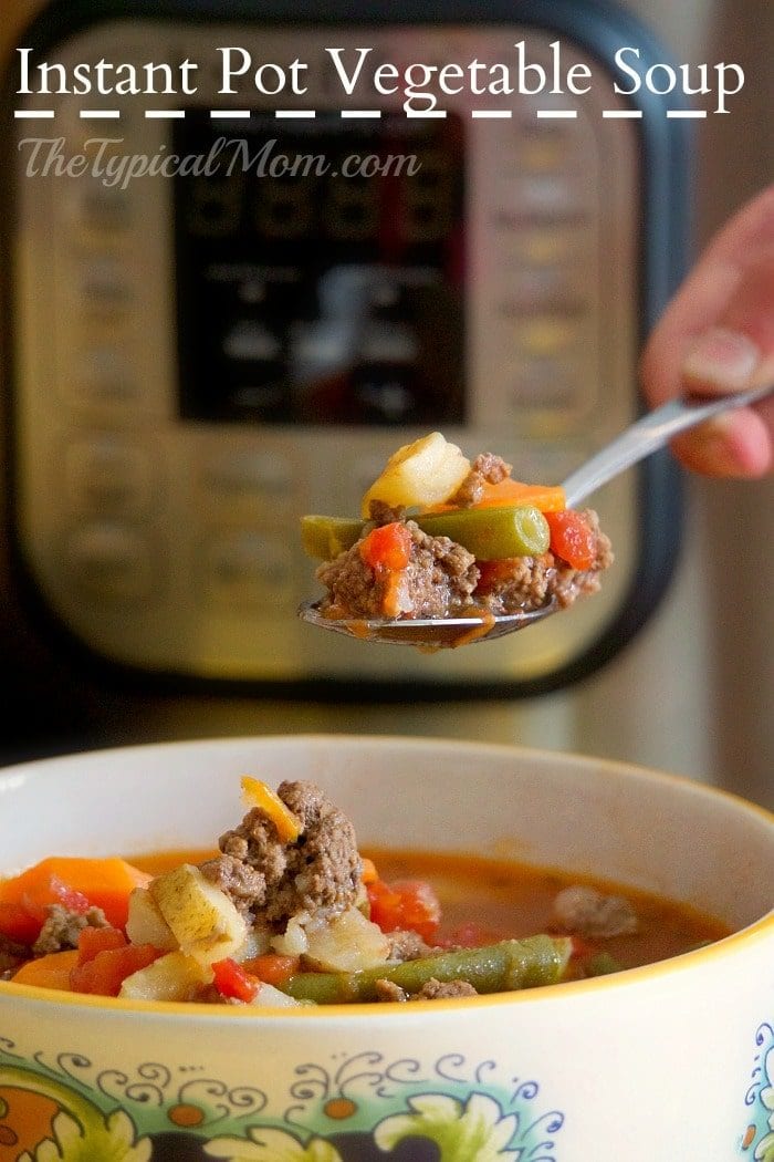 instant pot vegetable soup