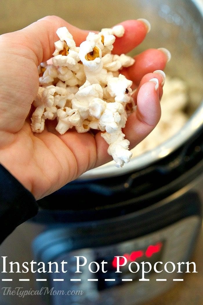 Instant Pot Popcorn Recipe + Popular Seasonings - Nourish Plate