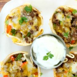 steak fajita cups