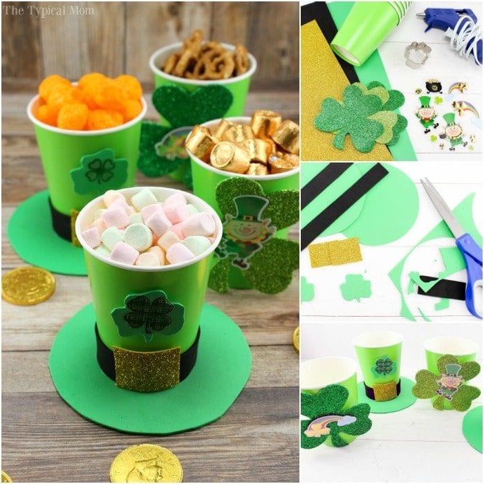 St. Patrick's Day Treat Leprechaun Hat - Craft Create Cook