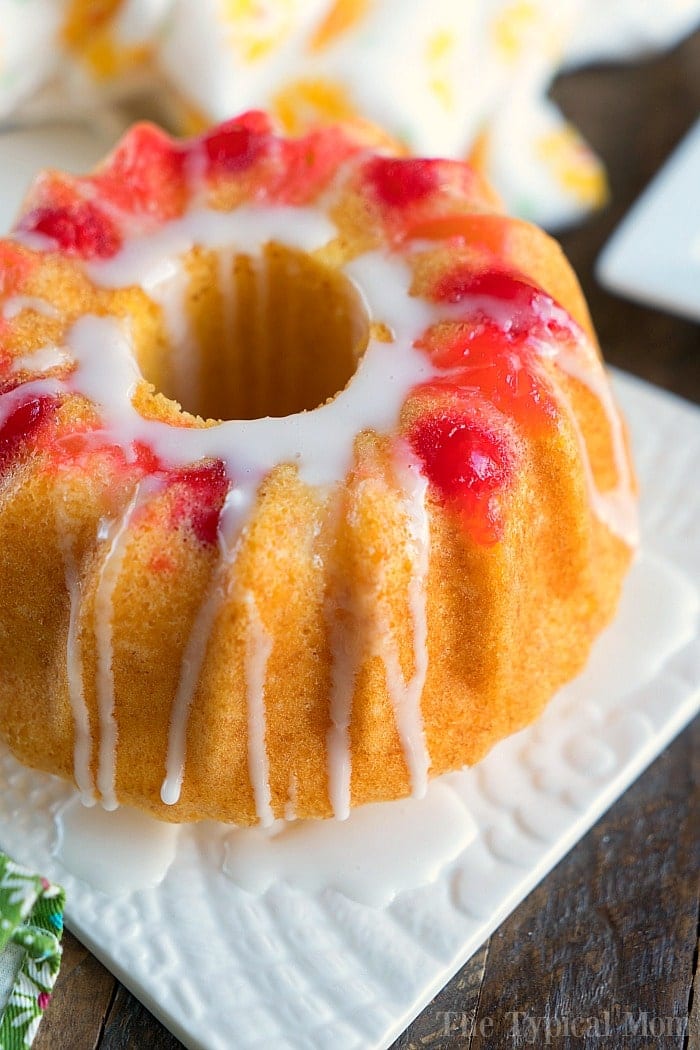 Pineapple Infused Mini Bundt Cake Made In the Pressure Cooker 