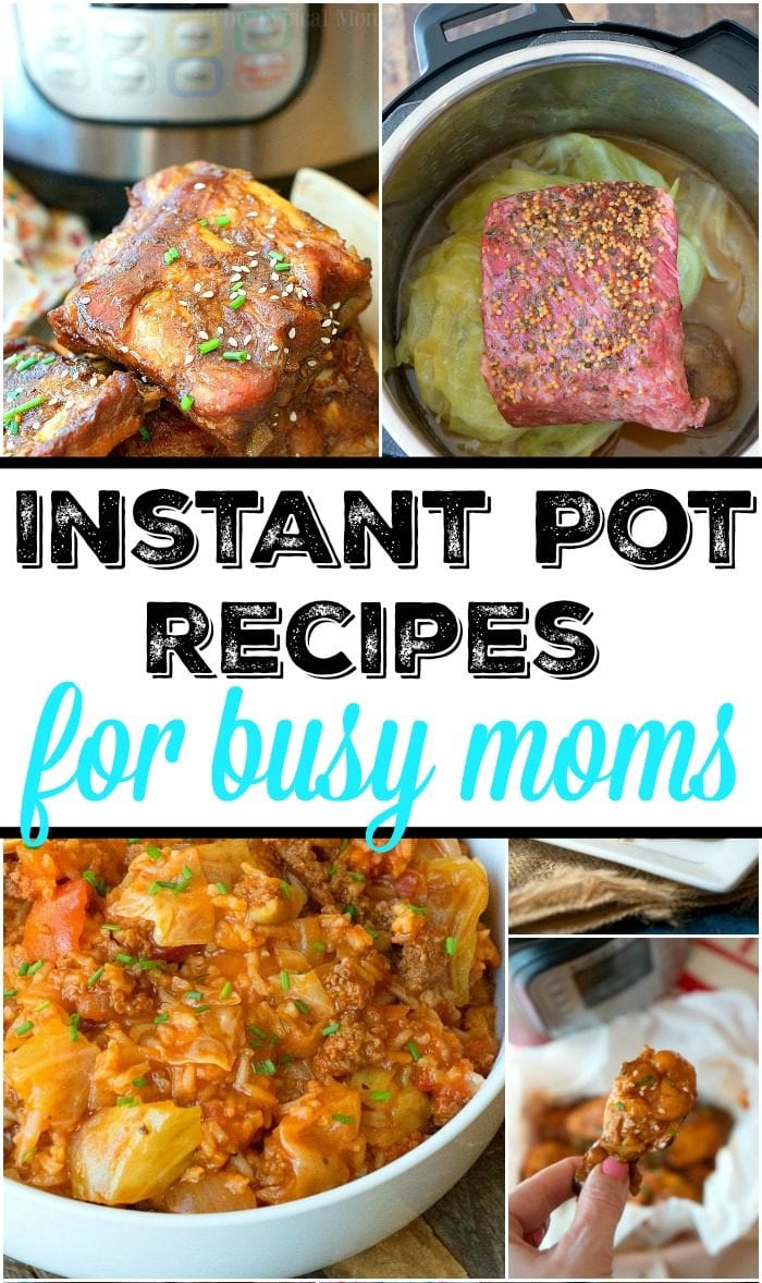 Easy Instant Pot Recipes for Beginners - Mom's Dinner