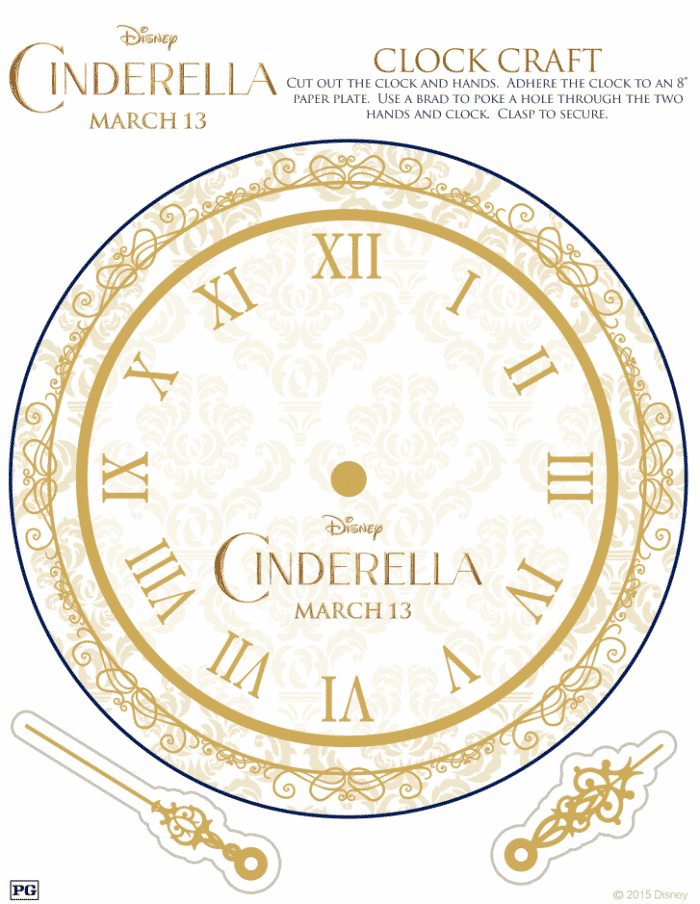 cinderella printable craft