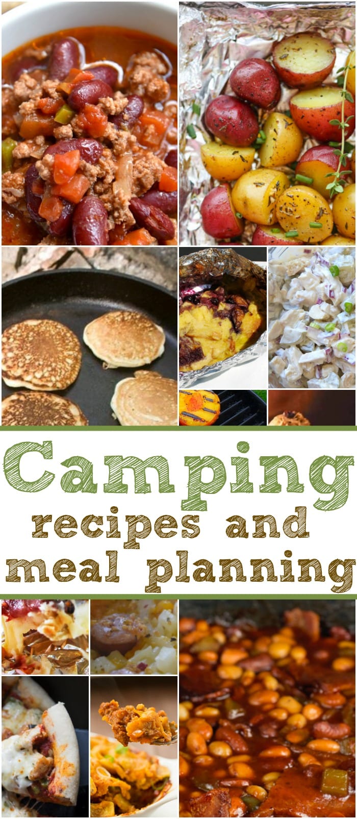 Easy Camping Recipes Printable Meal Planning for Camping