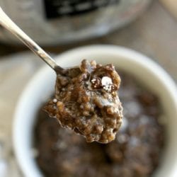 Instant Pot chocolate rice pudding