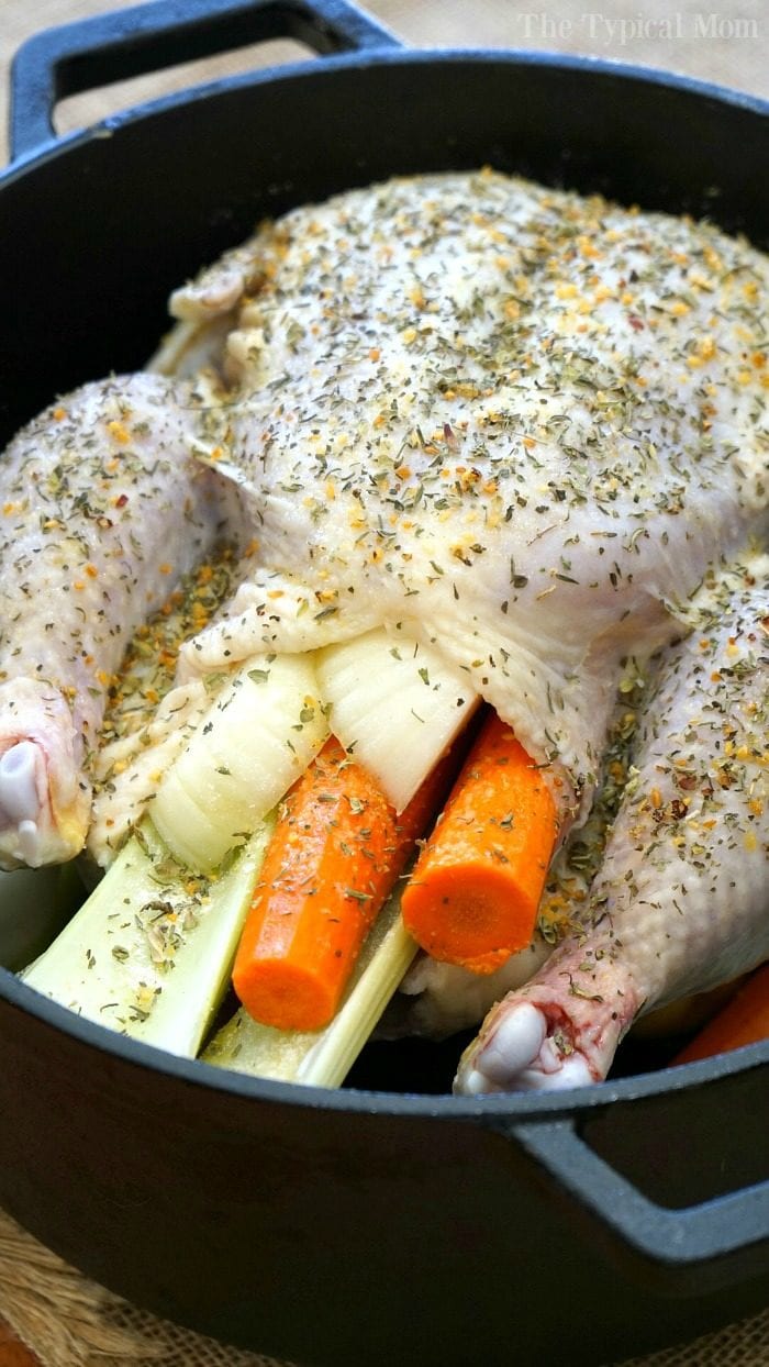 Dutch Oven Roasted Chicken • The Healthy Foodie