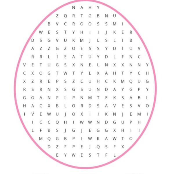 easter word search