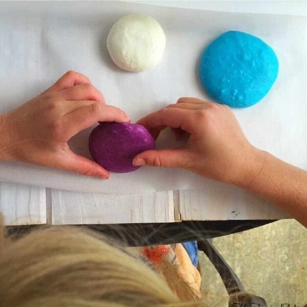 marshmallow playdough