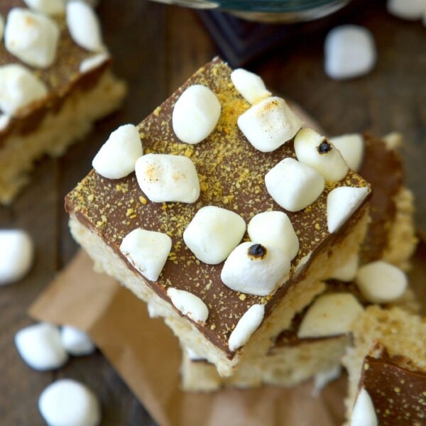 smores rice krispy treats