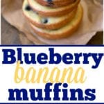 blueberry banana muffin recipe