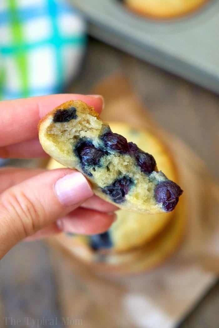 easy blueberry banana muffins 2