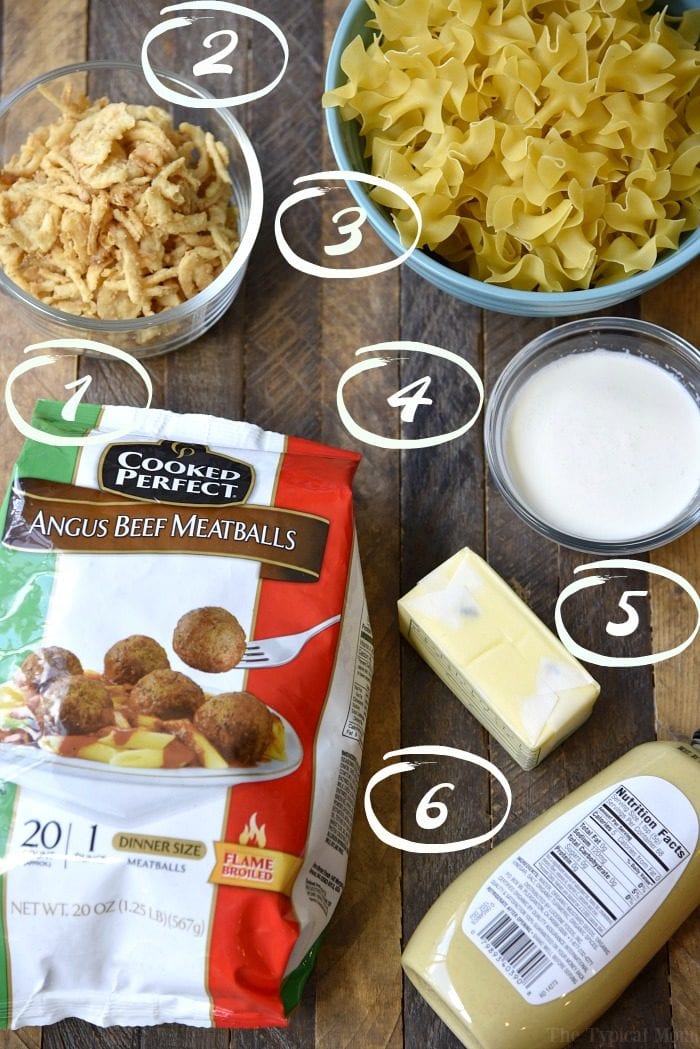 Easy Swedish Meatball Casserole Recipe · The Typical Mom