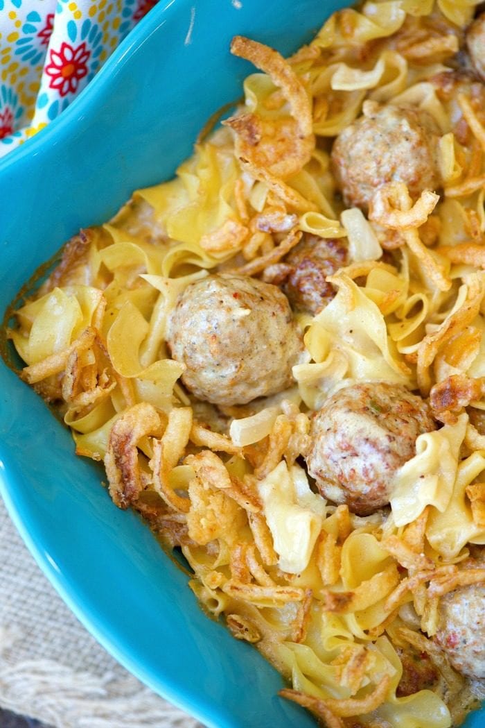 Easy Swedish Meatball Casserole Recipe · The Typical Mom