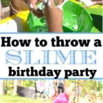 slime birthday party