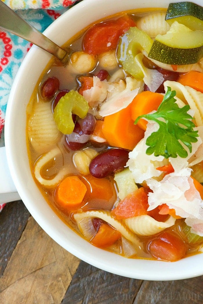 Easy Instant Pot Minestrone Soup - Ninja Foodi Recipe