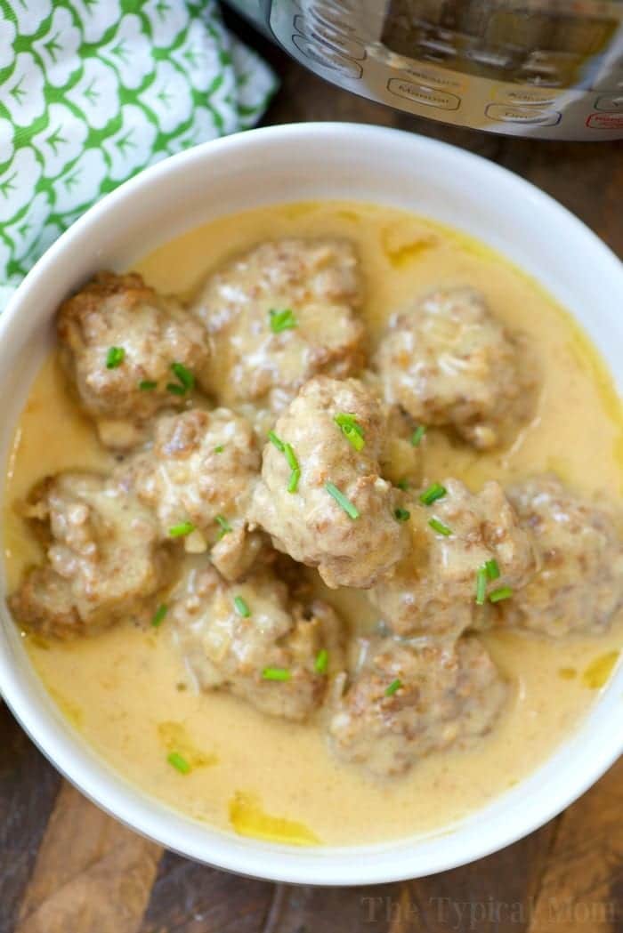 Instant Pot Swedish Meatballs - Ninja Foodi Swedish Meatballs