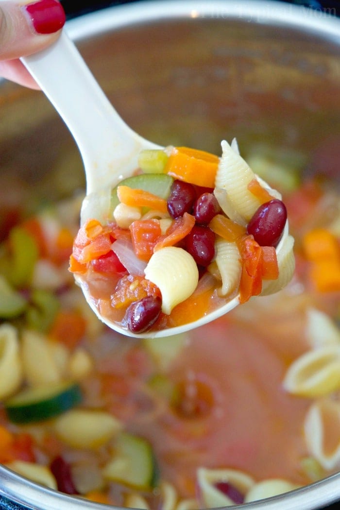 Instant Pot Vegetable Soup - Healthy & Flavorful!