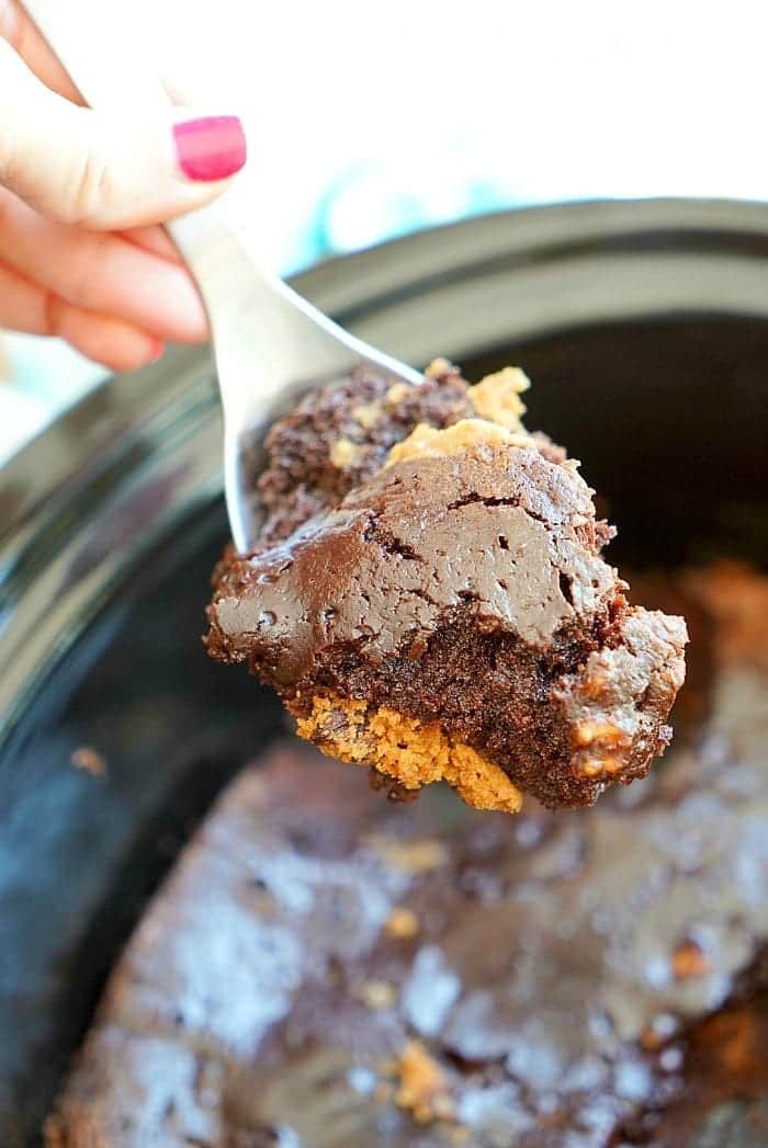 Crockpot Brookies Easy Slow Cooker Brownies Recipe