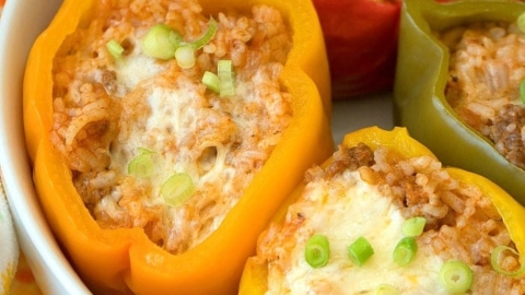 easy instant pot stuffed peppers 4