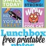 free printable lunchbox notes