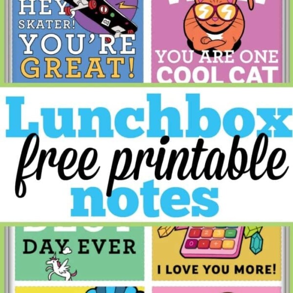 Discover our colorful lunchbox notes with positive messages and playful illustrations. Easily add a splash of joy to your child's day with our free printable lunchbox notes, designed to brighten up any meal and bring smiles to their faces.