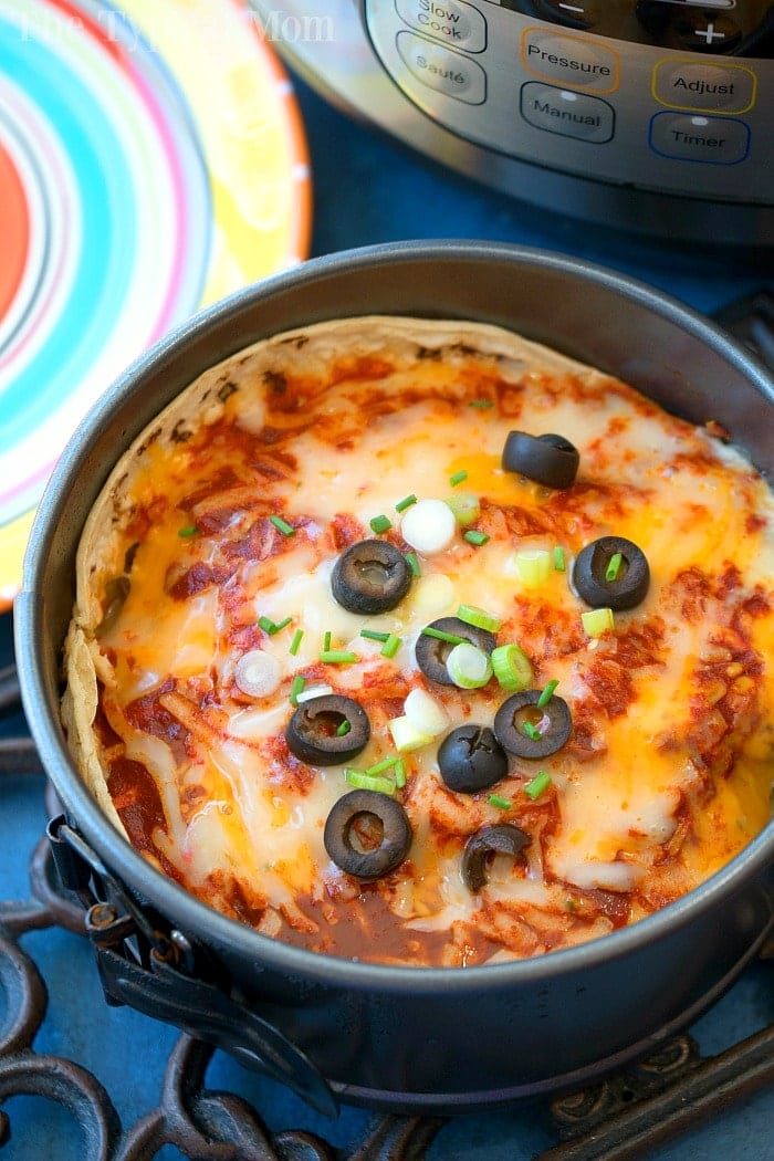 Instant Pot Mexican Pizza · The Typical Mom