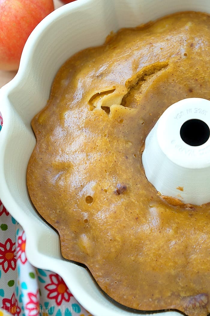 instant pot pumpkin apple cake 3