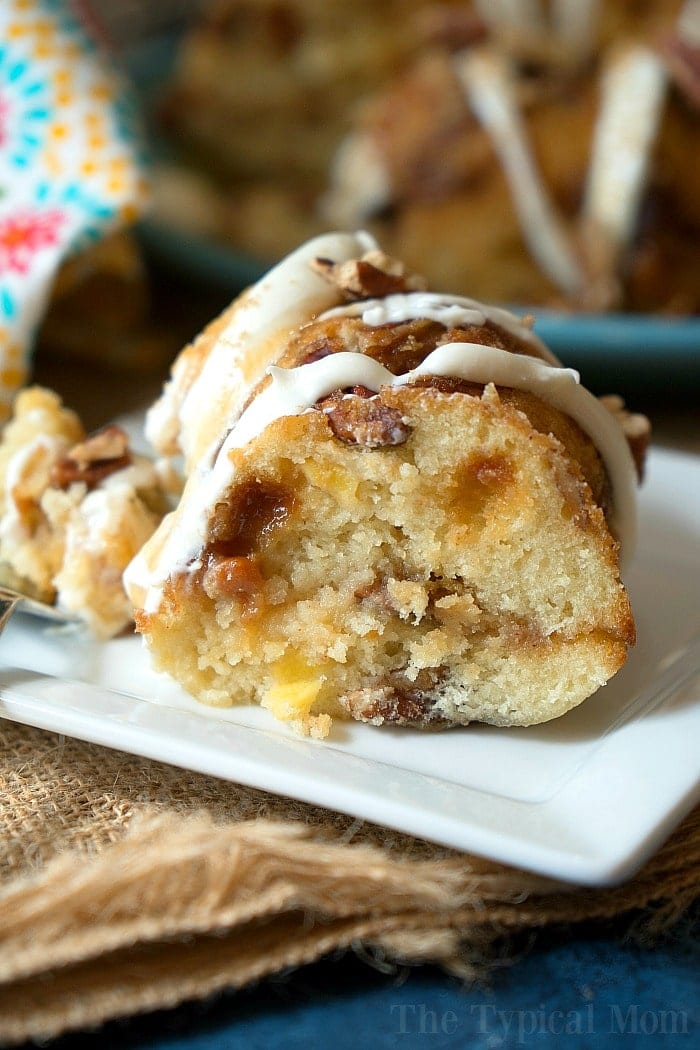 Instant Pot Caramel Apple Pecan Coffee Cake Recipe