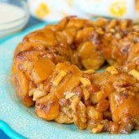 instant pot caramel apple monkey bread 2