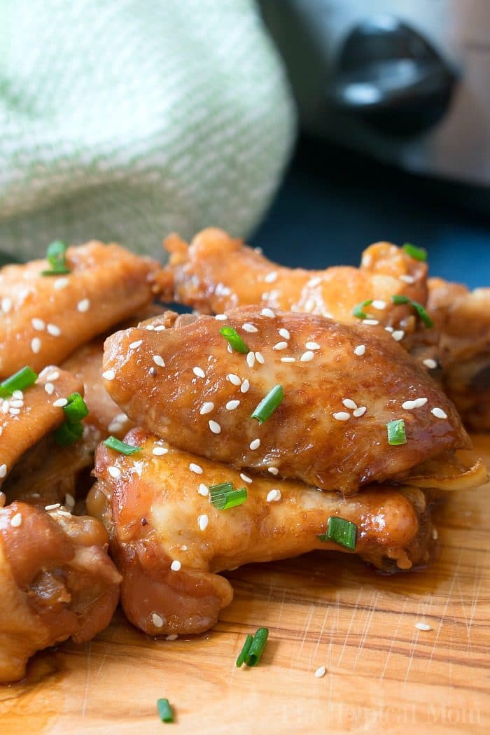 Slow Cooker Teriyaki Chicken Wings The Typical Mom