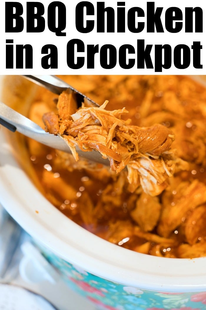 Crockpot BBQ Chicken {For Breasts, Thighs, or Legs} –